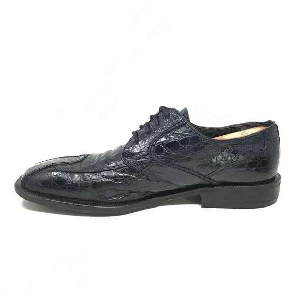 David Eden Oxfords Shoe Size 9 Blue Full Crocodile main image 6